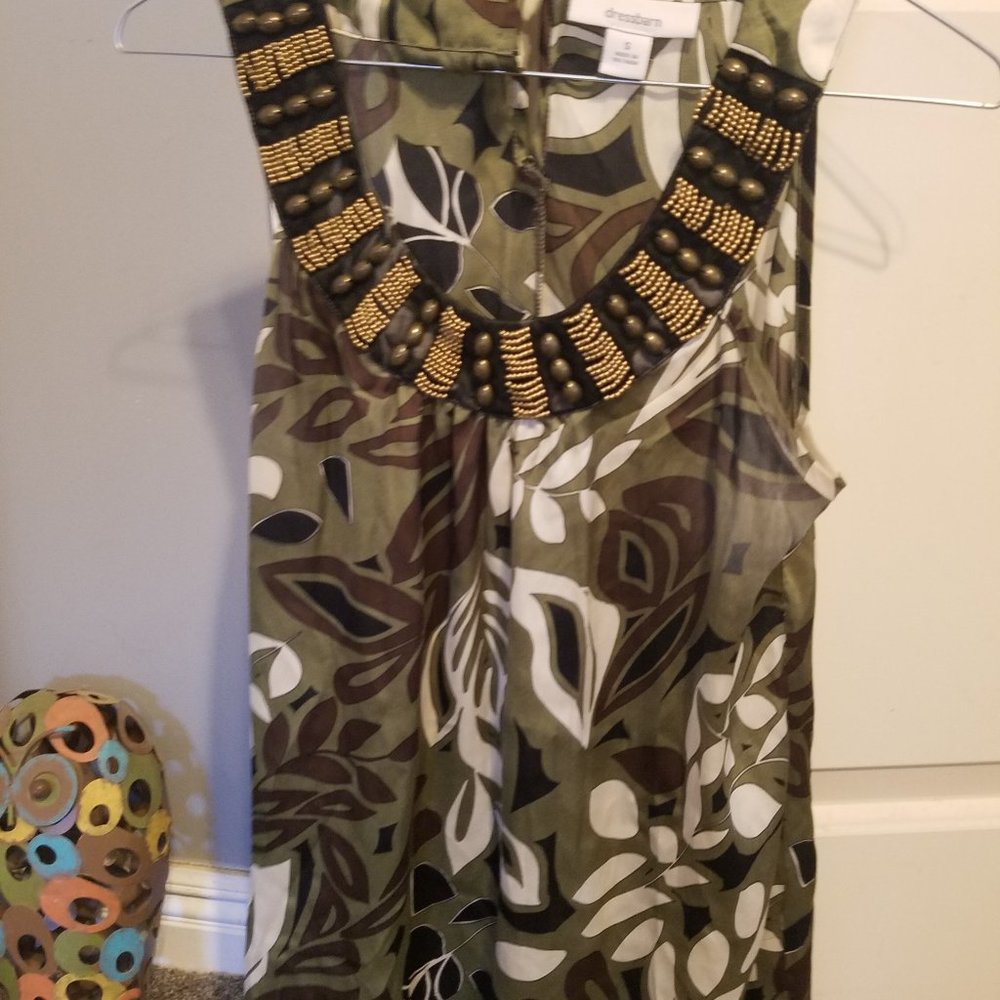 dress tank top from dressbarn size s